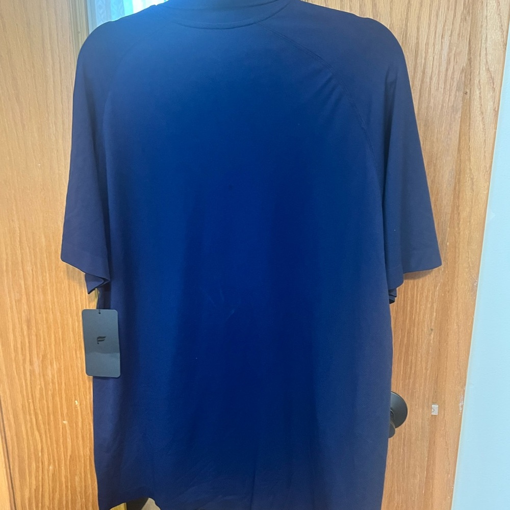 Fabletics Men's Navy Performance Polo - Picture 2 of 5